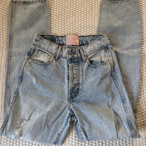 REVICE Light Blue Distressed Jeans - Picture 3 of 4